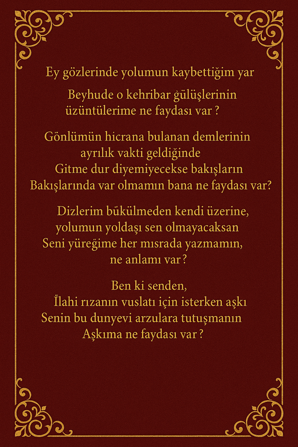 Aşk-ı Derun